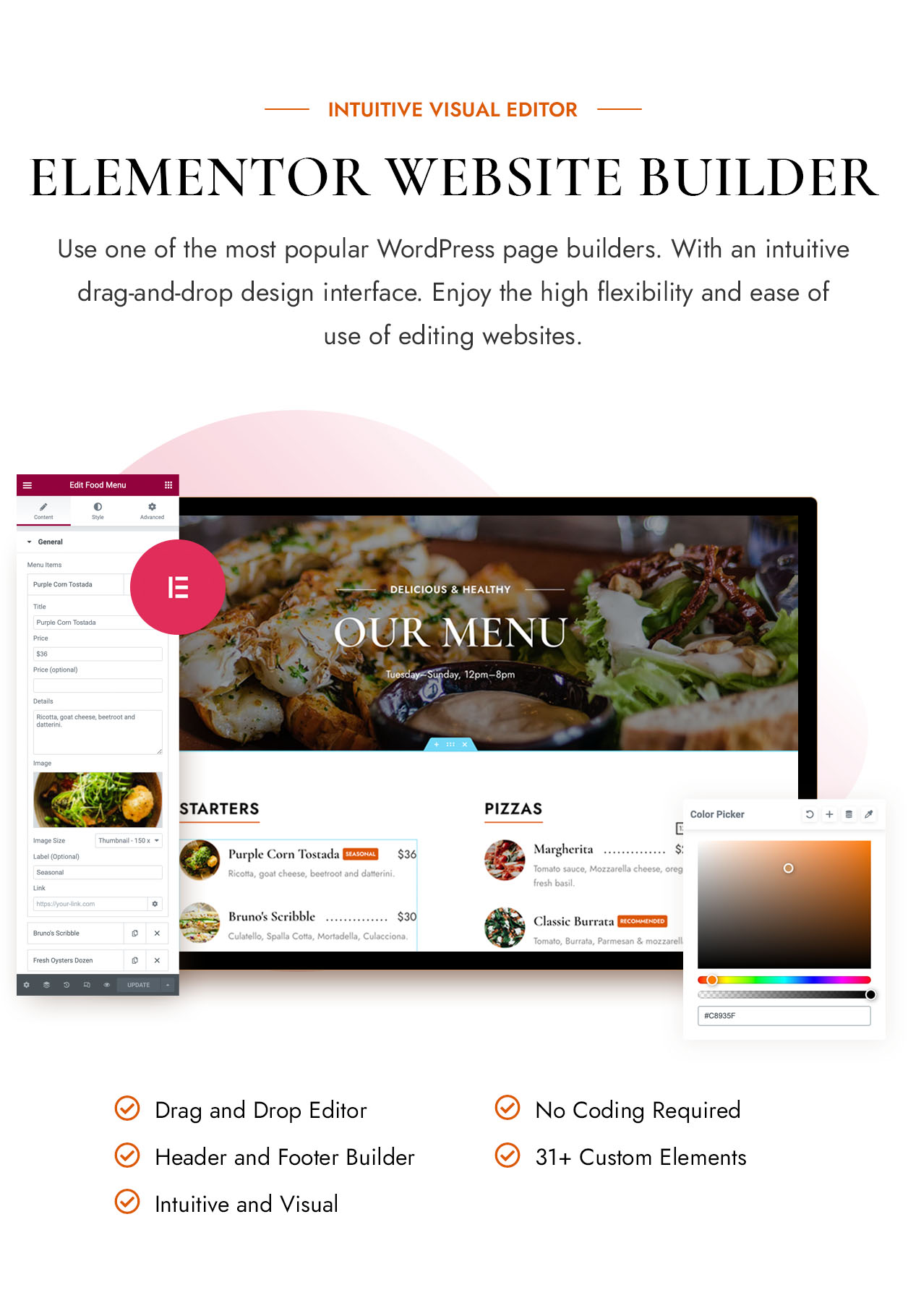 PatioTime - Tema de WordPress para restaurante.