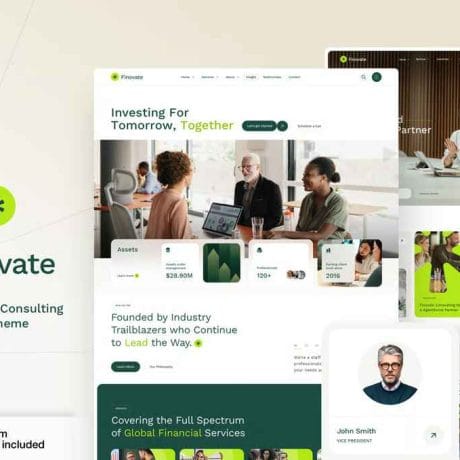 Finovate – Financial Advisor Consulting WordPress