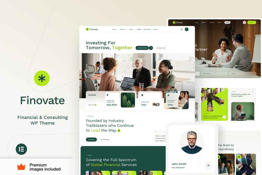 Finovate – Financial Advisor Consulting WordPress
