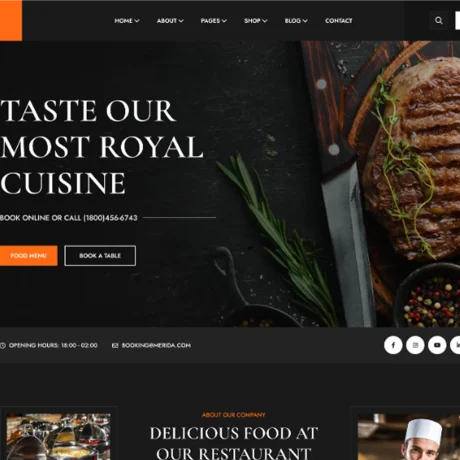 Merida – Restaurant & Food WordPress Theme