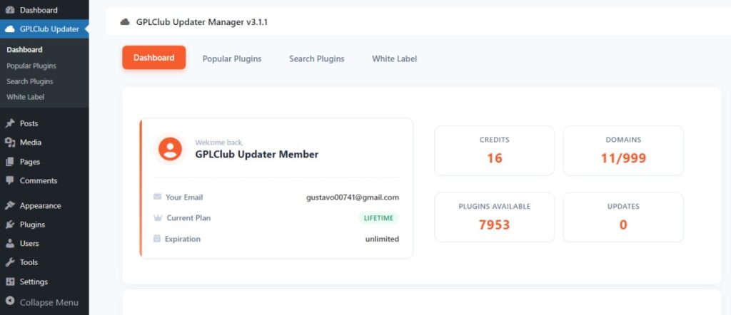 GPLClub Updater