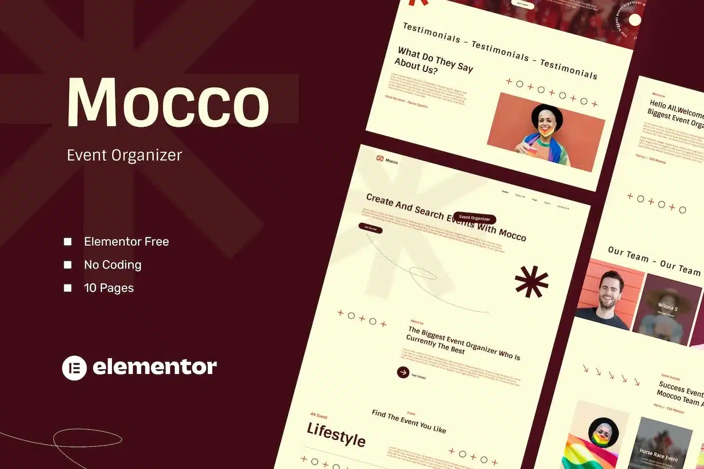 Moocoo Event Organizer Elementor Template Kit