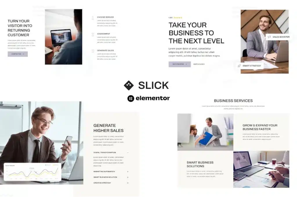 Slick Multipurpose Business & Marketing Agency Elementor Template Kit