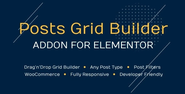 Posts Grid Builder for Elementor