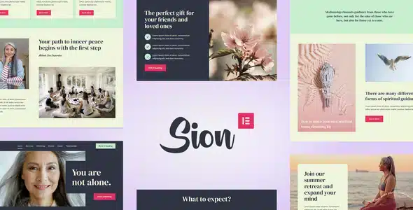 Sion Psychic Medium Elementor Template Kit