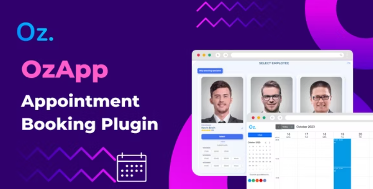 OzApp - appointment booking plugin (ex. Book an appointment online)