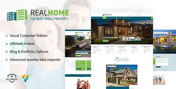 Single Property RealEstate WordPress Theme