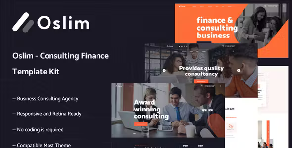 Oslim Consulting Elementor Template Kit