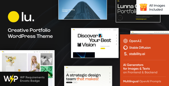 Lunna – Portfolio Theme