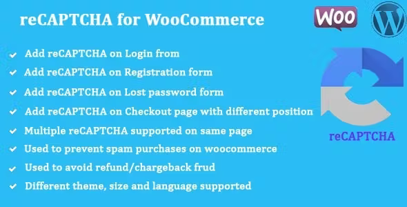 reCAPTCHA Plugin for WooCommerce