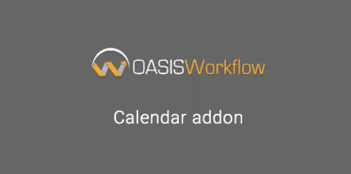 Oasis Workflow Calendar