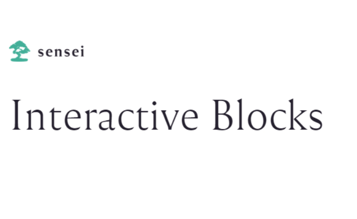 Sensei Blocks