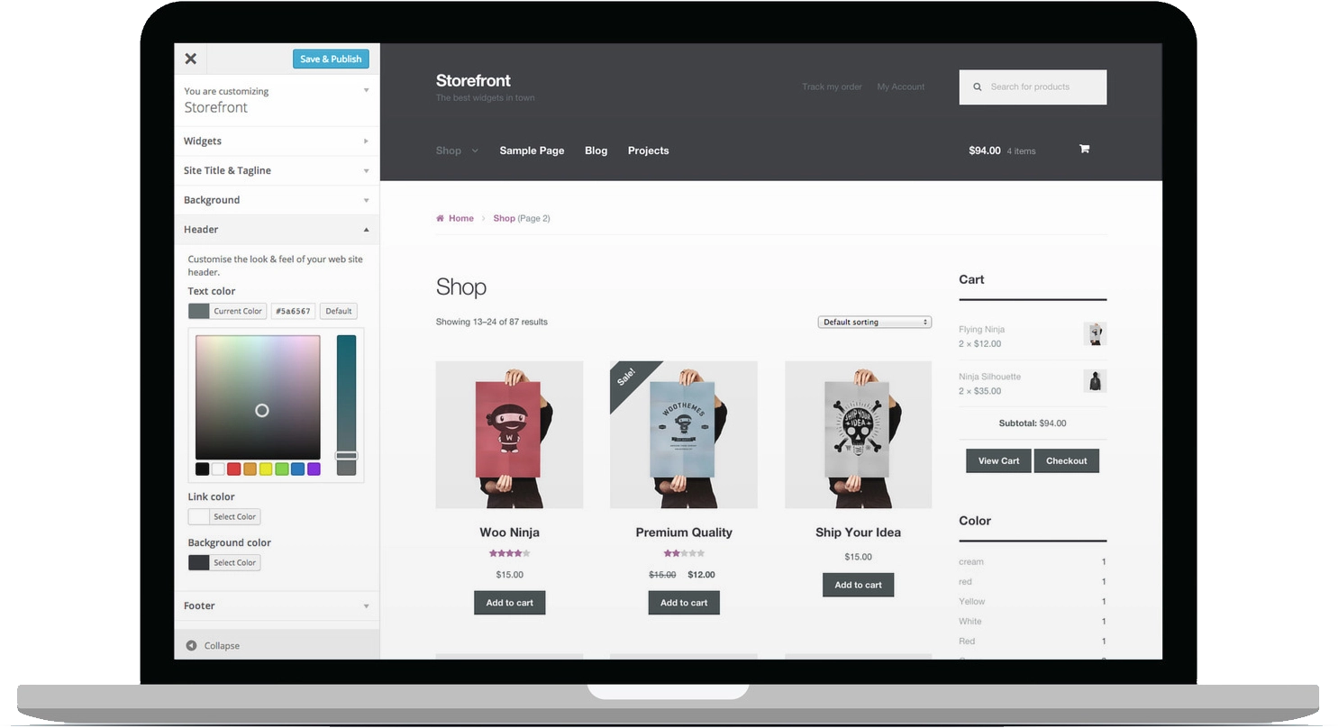 Storefront Product Hero