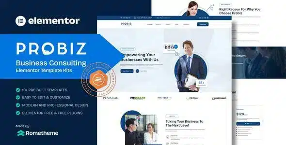Probiz Business Consulting Elementor Kit