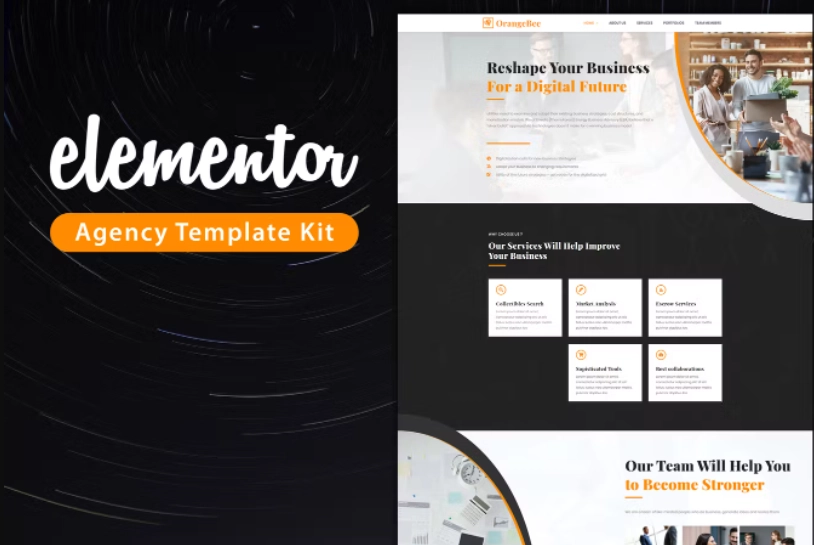 OrangeBee – Agency Template